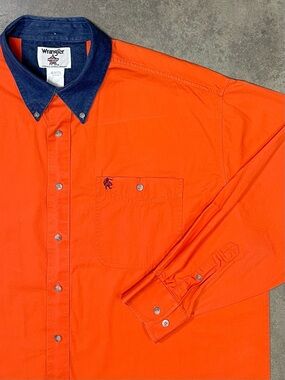 Vintage 90s Wrangler PBR Rodeo Western Cowboy Shirt XXL